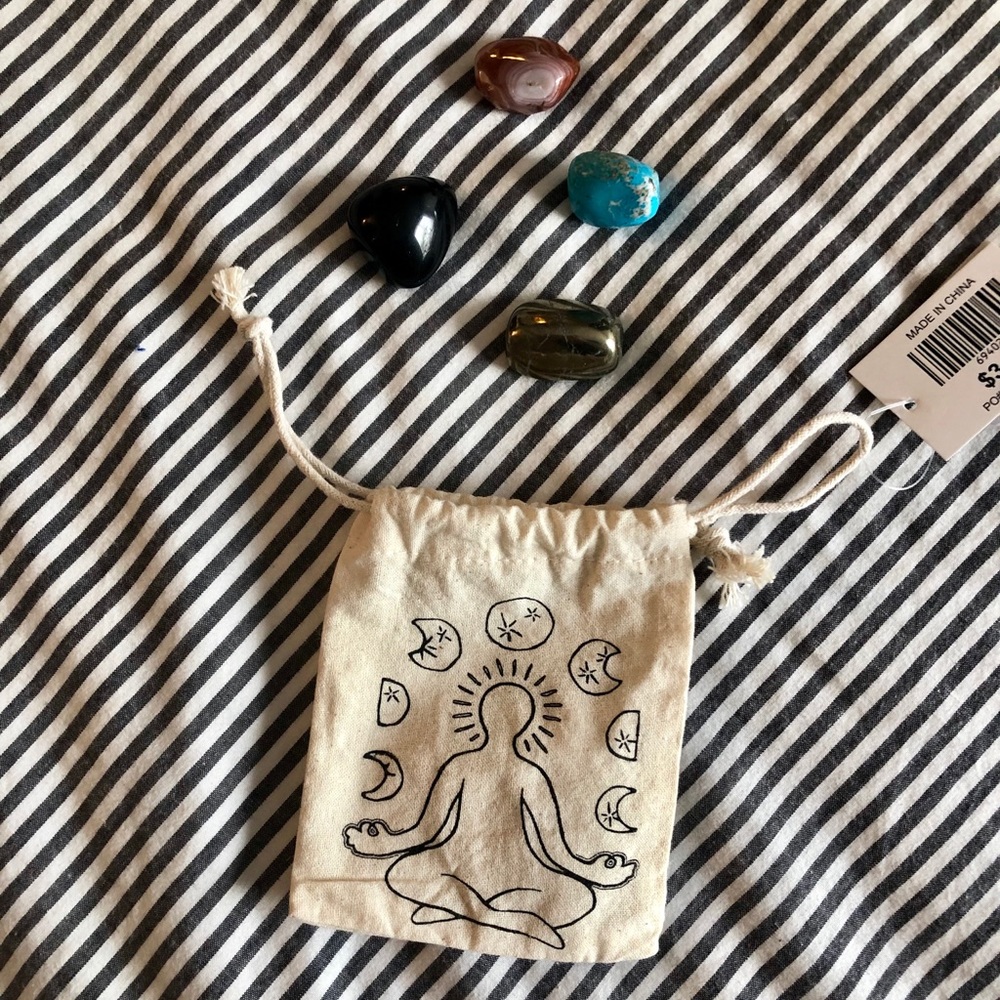 Earthbound Crystal Gemstones Set & Pouch 🔮💎